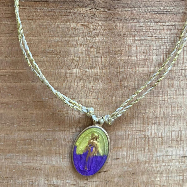 Bracciale Vergine Maria colorato - immagine 3