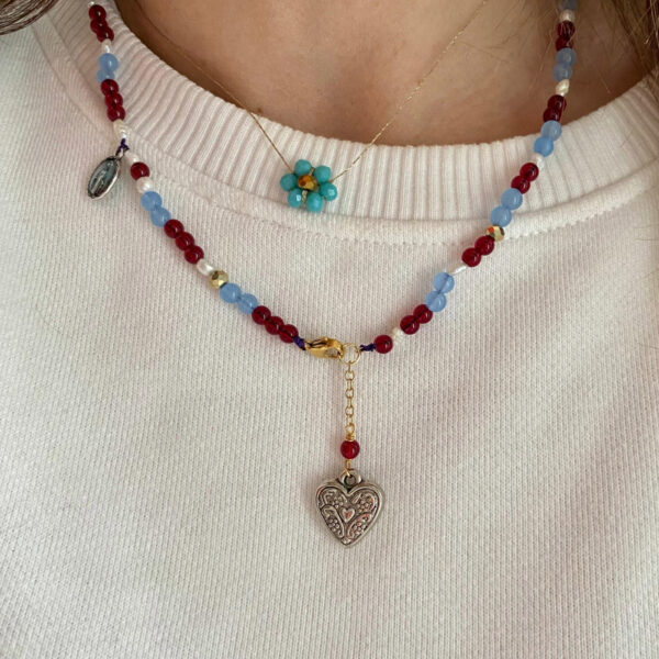 Collana Cuore Lady Granate - immagine 1
