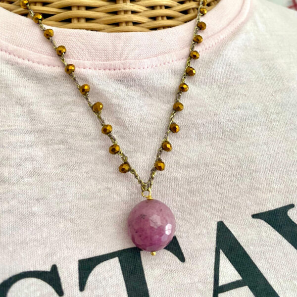 Collana Crochet Sfera - immagine 5