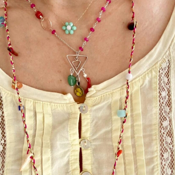 Collana Rosario con Ciondoli "Indian in Love" - immagine 8