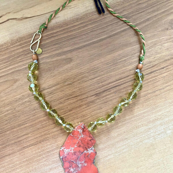 Collana Diaspro Terra Rossa - immagine 2