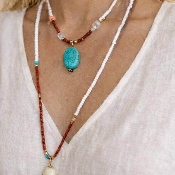 Collana Conchiglia Ragazza di Ipanema - immagine 11