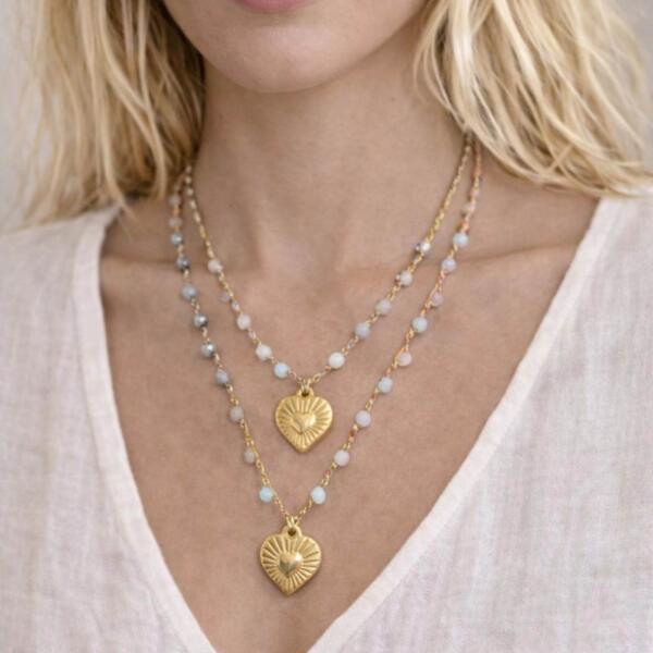 Collana Sacro Cuore Handmade - immagine 4