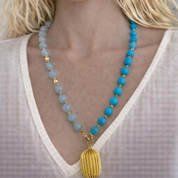Collana Agata Riccio di Mare - immagine 2