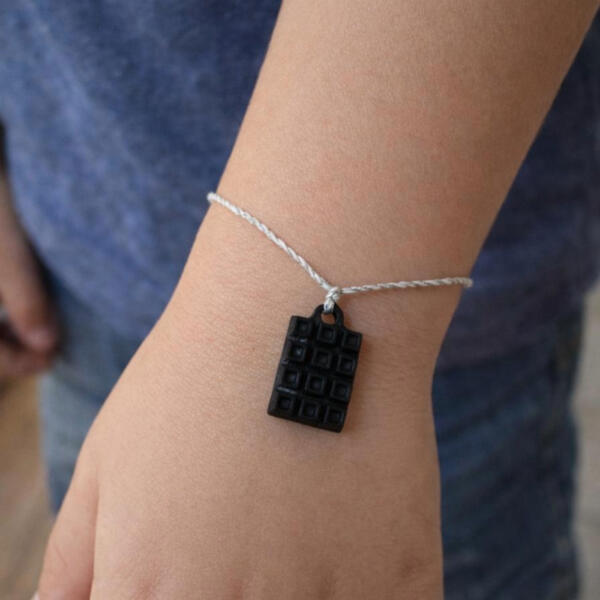 Bracciale Barretta Cioccolato - immagine 2