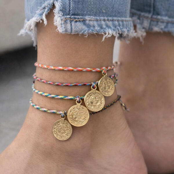 Cavigliera o Bracciale Moneta - immagine 1