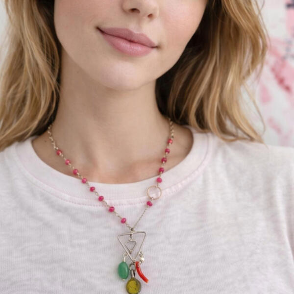 Collana Rosario con Ciondoli "Indian in Love" - immagine 3