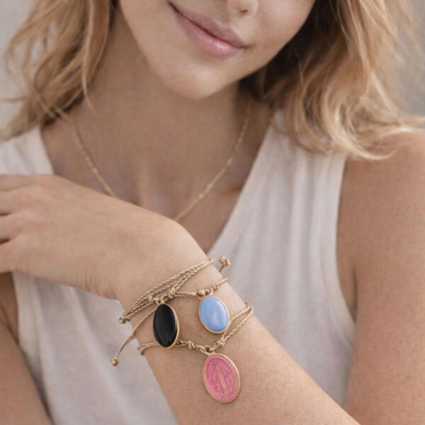 Bracciale Madonna Miracolosa Colorato - immagine 1
