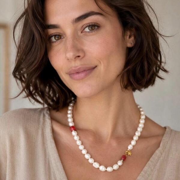 Collana  Perle di Fiume "Mathi" - immagine 1