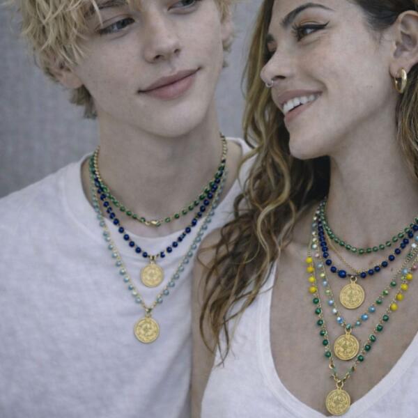 Collana Crochet Moneta - immagine 3