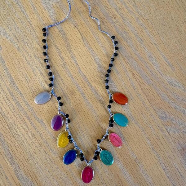 Collana Medaglie Crochet Miracolosa - immagine 2